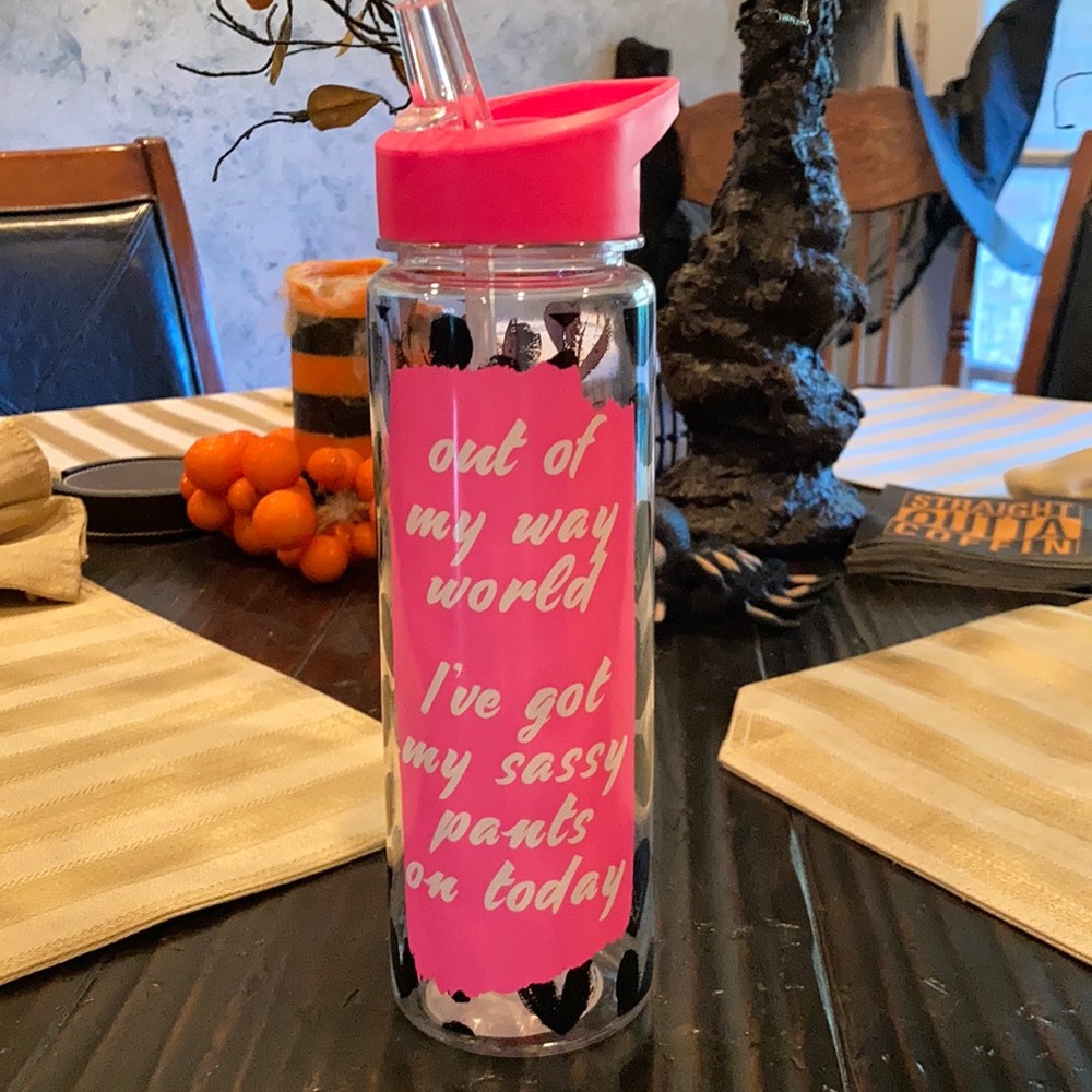 VICTORIAS SECRET NEON PINK SASSY BEVERAGE HOLDER💖